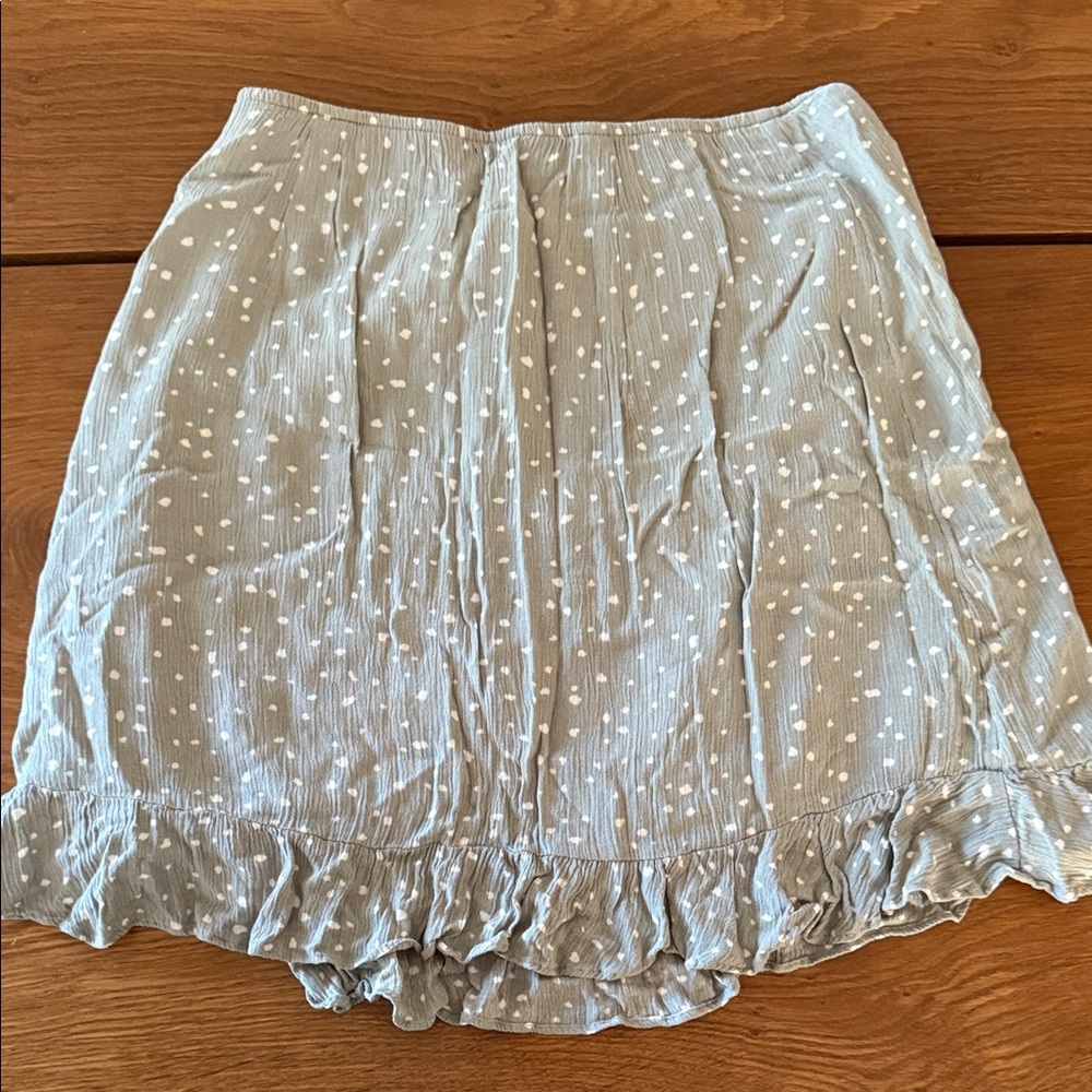 Abercrombie & Fitch Women's Polka Dot Ruffle Skirt with Zipper - Picture 5 of 5